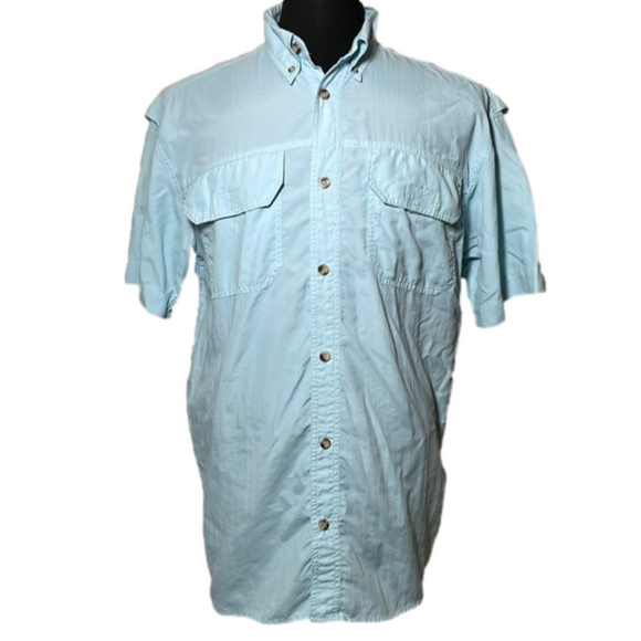 ALL American Fisherman Nylon Shirt Size Medium - Picture 1 of 9